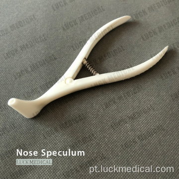 Especulum nasal plástico de uso único